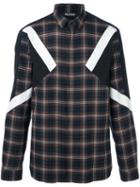 Neil Barrett Checked Patch Detail Shirt