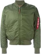 Alpha Industries 'ma-1' Flight Jacket, Men's, Size: Xl, Green, Nylon/polyester