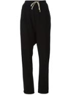 Rick Owens Drkshdw Loose Fit Drawstring Trousers - Black