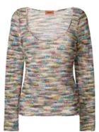 Missoni Long-sleeve Embroidered Sweater - Pink