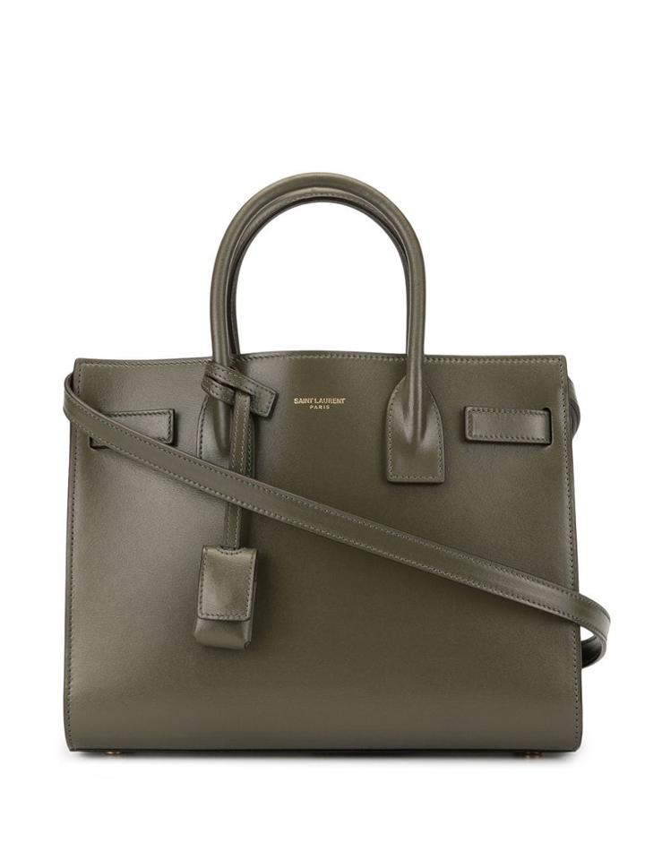 Saint Laurent Sac De Jour Souple Tote - Green