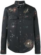 Valentino - Firework Printed Jacket - Men - Cotton/polyester - 50, Blue, Cotton/polyester