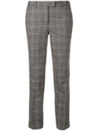 Alberto Biani Checked Tailored Trousers - Grey