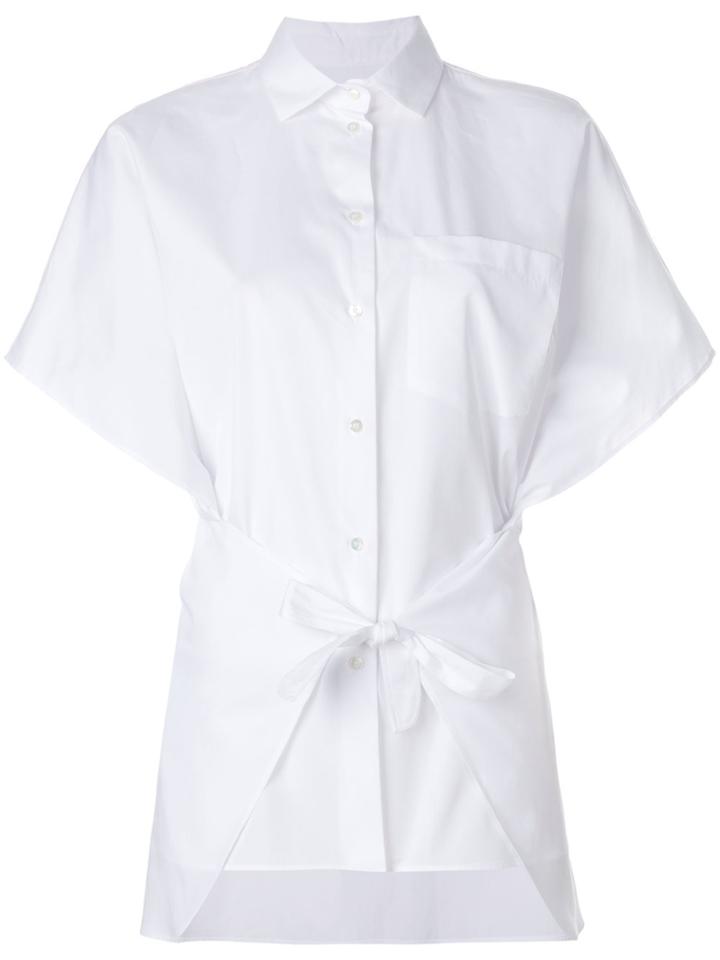 Valentino Tied Front Shirt - White