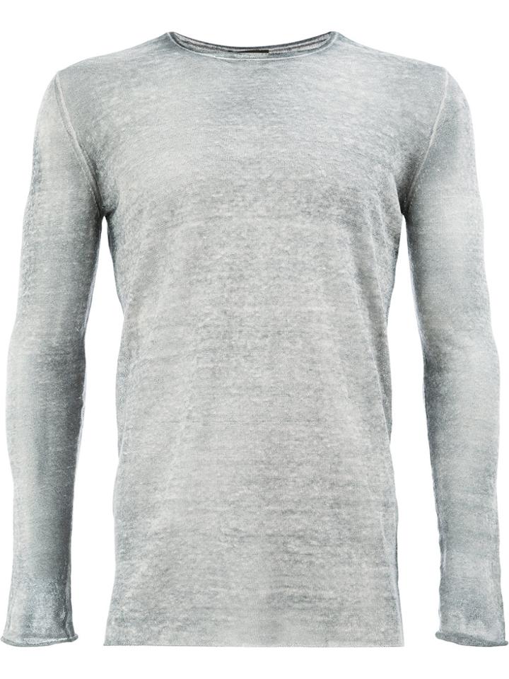Avant Toi Crew Neck Sweater - Grey