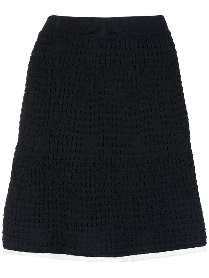 Egrey Knit Mini Skirt - Blue
