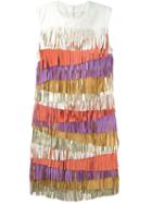 Drome Fringed Leather Dress
