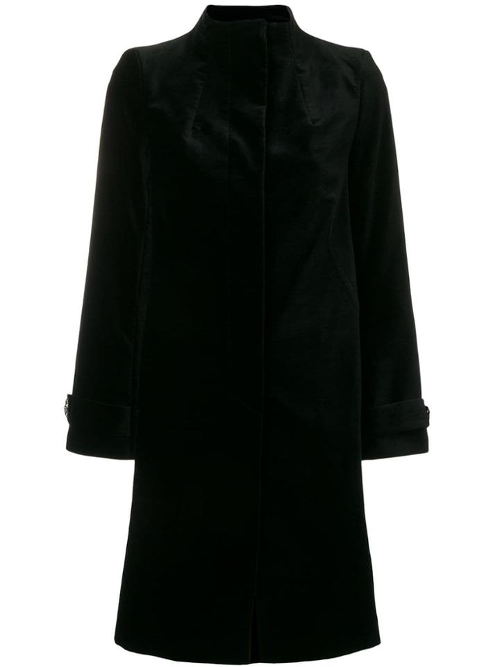 Goat Gracious Evening Coat - Black