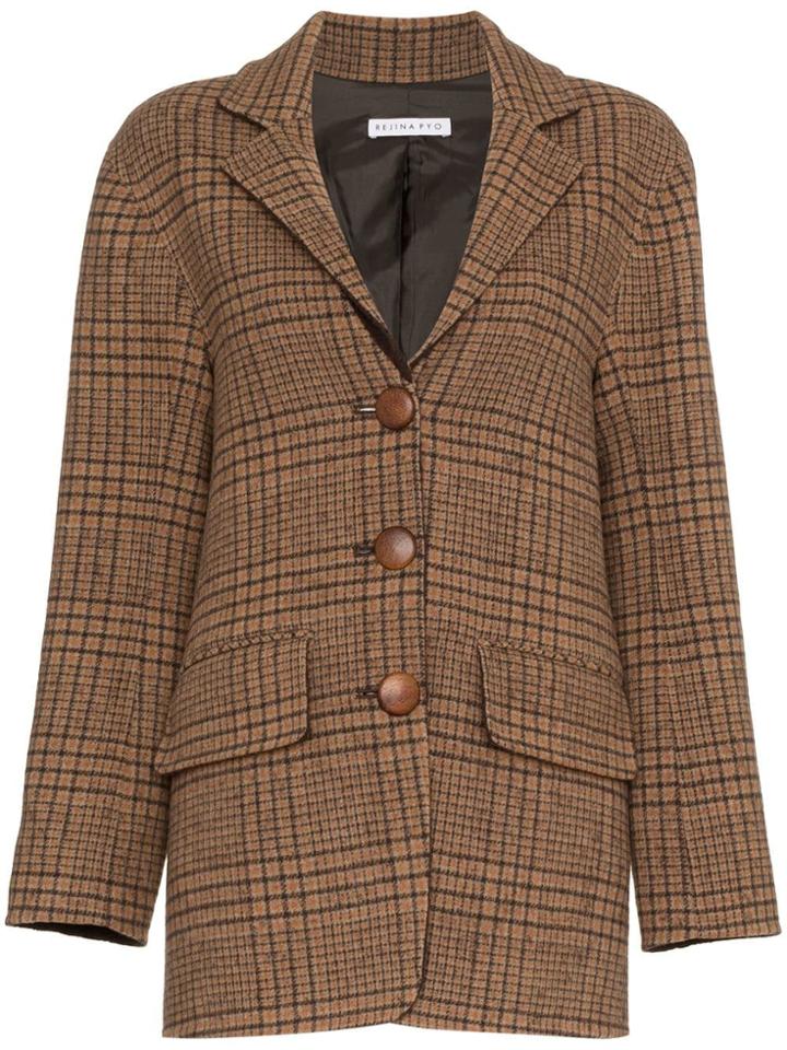 Rejina Pyo Rejina Ls Jkt Blzr Sb - Brown