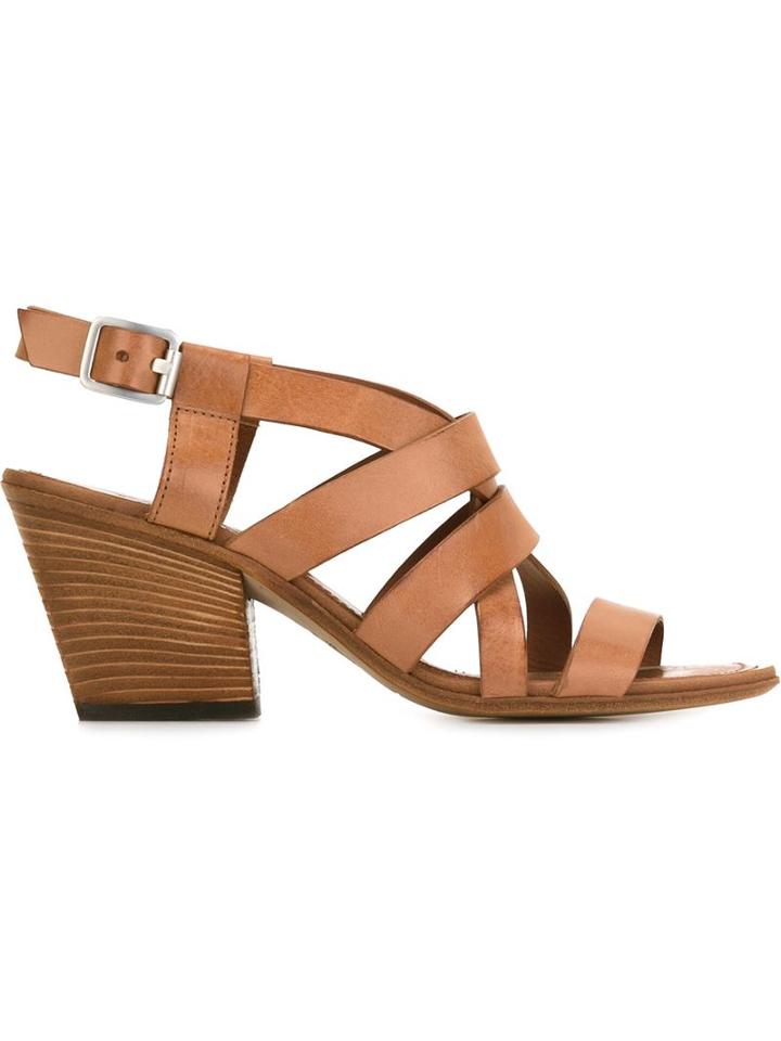 Pantanetti Strappy Chunky Heel Sandals