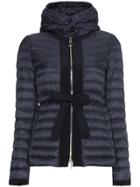 Moncler Hooded Down Jacket - Blue