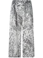Mcq By Alexander Mcqueen Foil Print Culottes