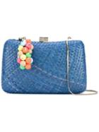 Serpui - Woven Shoulder Bag - Women - Cotton/raffia - One Size, Blue, Cotton/raffia