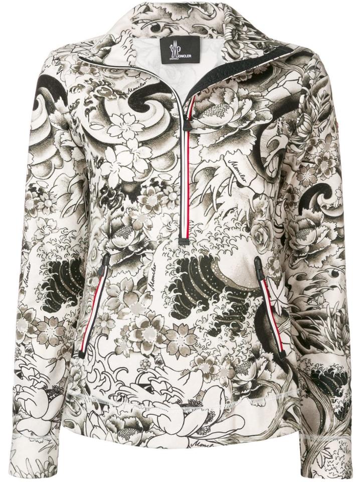 Moncler Grenoble Floral-print Pullover - Green