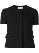 Red Valentino Structured Shirt, Women's, Size: 40, Black, Cotton/polyester/acetate