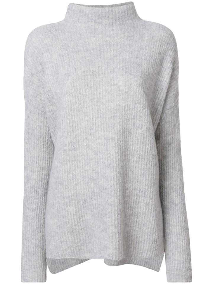 Ursula Conzen High Neck Sweater - Grey