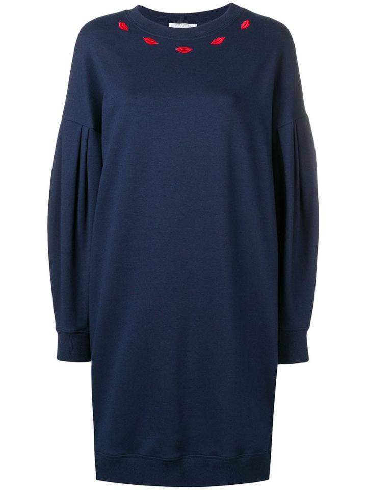 Vivetta Puff Sleeve Dress - Blue