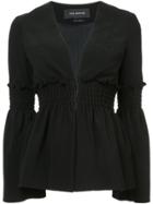 Yigal Azrouel Smock Detail Blazer - Black