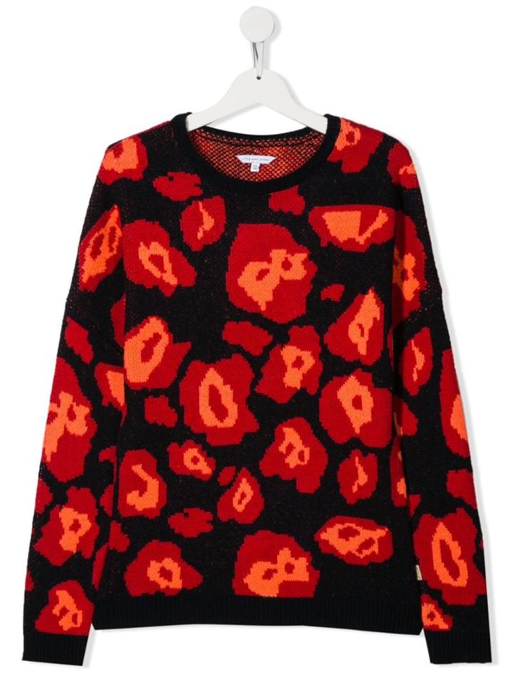 Little Marc Jacobs Teen Abstract Print Jumper - Blue