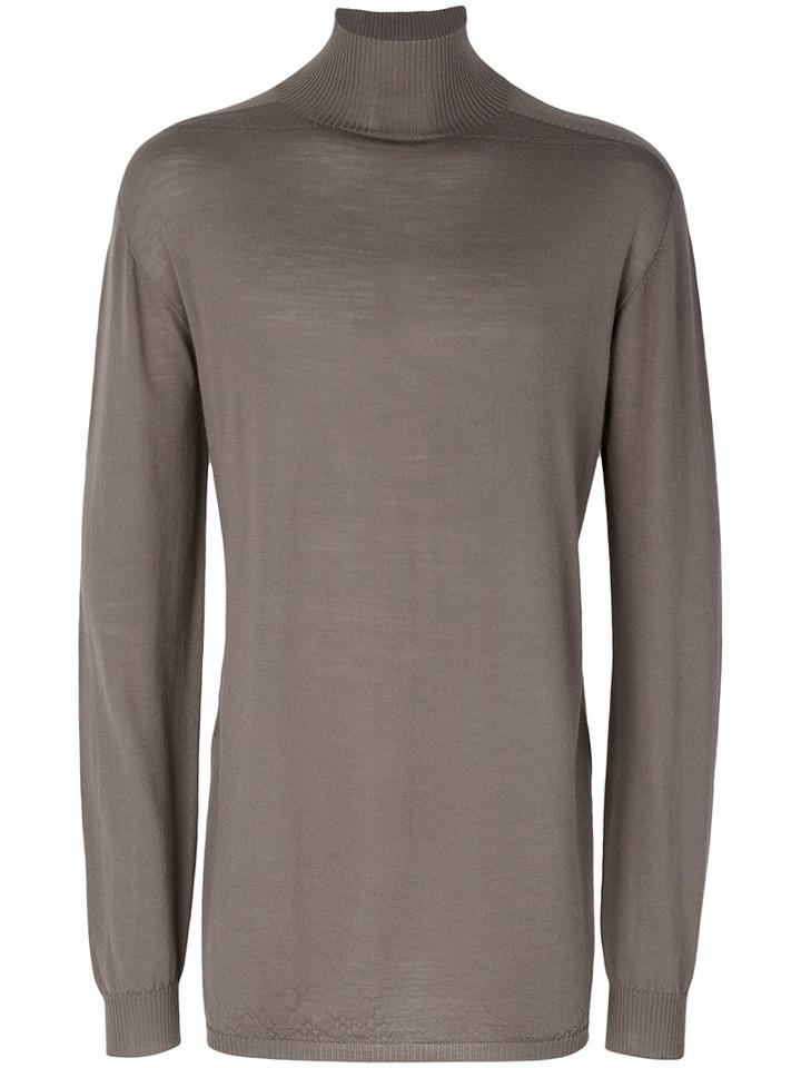 Rick Owens - Oversized Jumper - Men - Virgin Wool - One Size, Grey, Virgin Wool