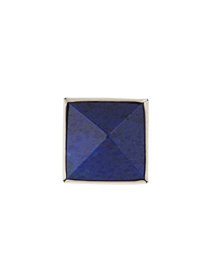 Bunney Mini Square Brooch - Blue