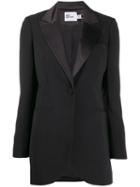 Self-portrait Tuxedo Blazer - Black