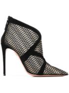 Aquazzura So Vera 105 Booties - Black