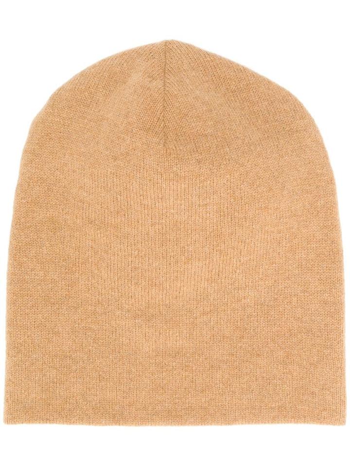 Ma'ry'ya Fine Knit Beanie Hat - Neutrals