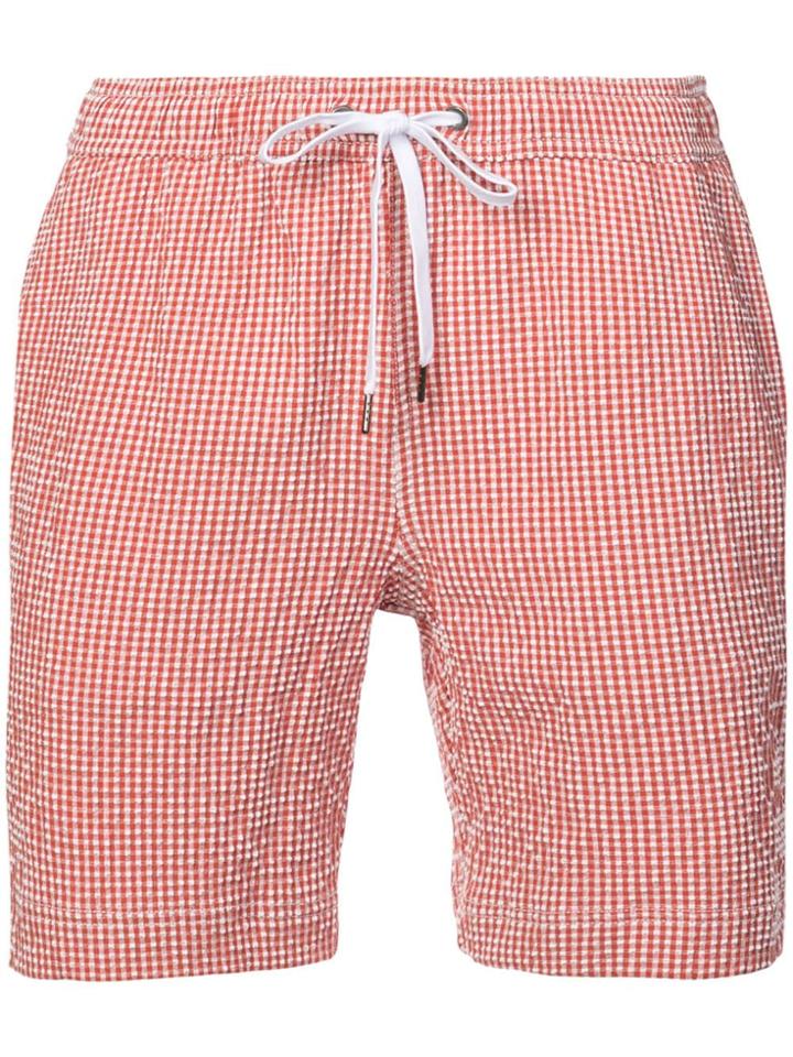Onia Charles 7 Swim Shorts - Red