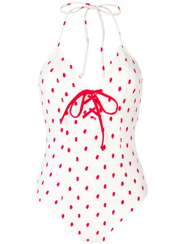 Marysia Broadway Tie Swimsuit - White