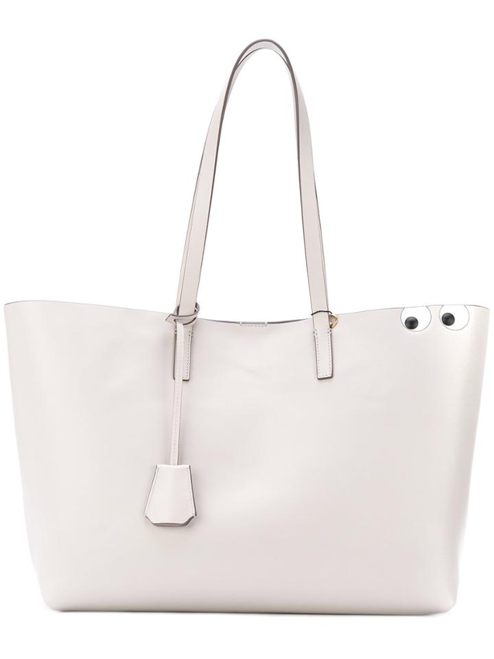 Anya Hindmarch Eyes Ebury Tote - Grey