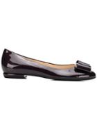 Hogl Closed Toe Ballet Flats - Purple