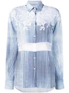 Ermanno Scervino Lace Detail Shirt - Blue