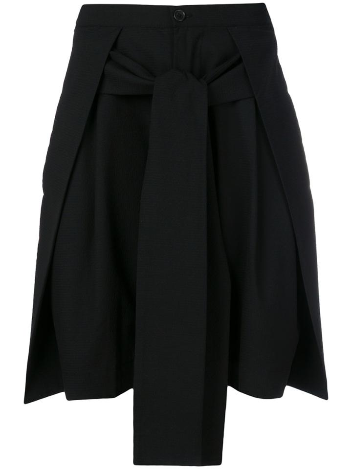 Henrik Vibskov Tie-front Shorts - Black