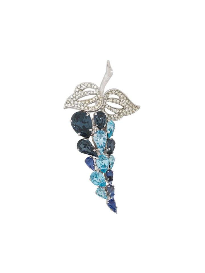 Christian Dior X Susan Caplan 1992 Archive Grape Bunch Brooch - Silver