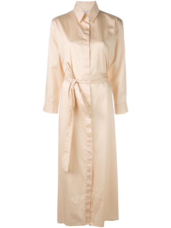 Forte Forte Long Shirt Dress - Neutrals