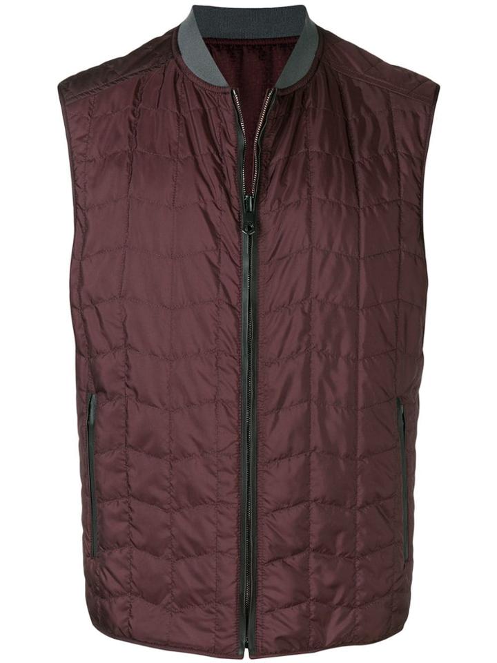 Salvatore Ferragamo Reversible Gilet Jacket - Red