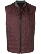 Salvatore Ferragamo Reversible Gilet Jacket - Red