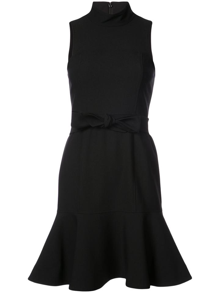 Cinq A Sept Flared Sleeveless Dress - Black