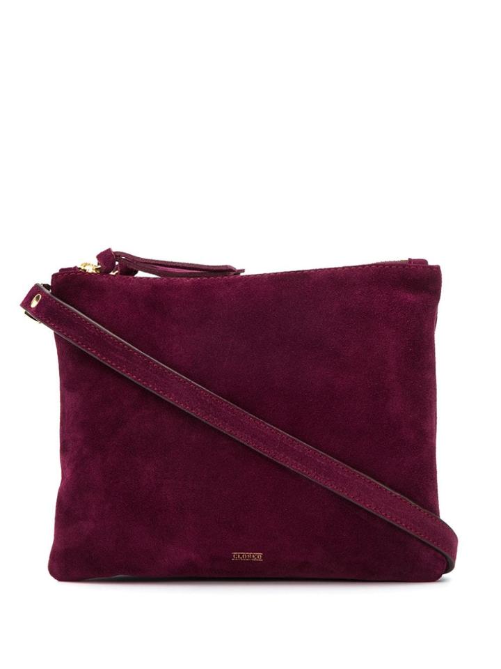 Closed Duo Crossbody Bag - Purple