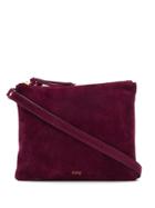 Closed Duo Crossbody Bag - Purple