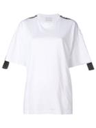 Gaelle Bonheur Side-stripe Short Sleeve T-shirt - White