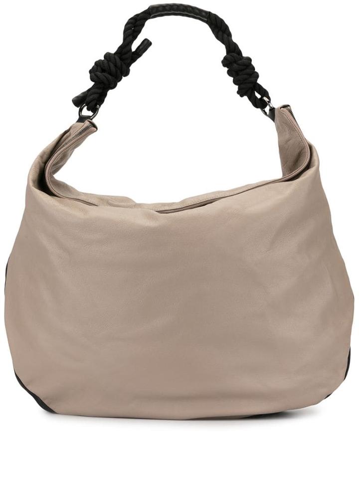 Discord Yohji Yamamoto Hobo Shoulder Bag - Grey