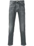 Entre Amis Cropped Style Jeans - Grey
