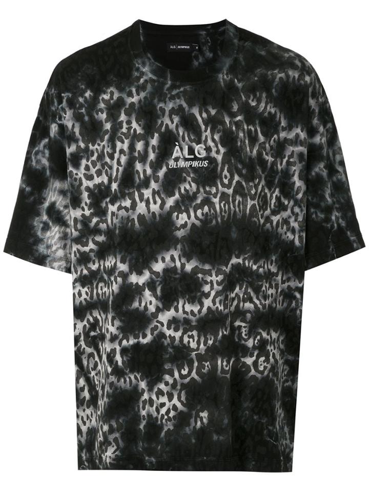 Àlg + Op Oversized Tie-dye T-shirt - Black