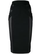 Murmur - Pencil Skirt - Women - Cotton/polyester/spandex/elastane - 36, Women's, Black, Cotton/polyester/spandex/elastane