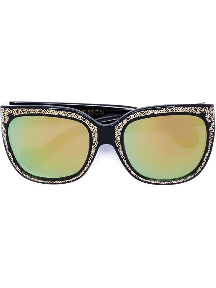 Anna Karin Karlsson 'coco On The Run' Sunglasses, Women's, Black, Acetate