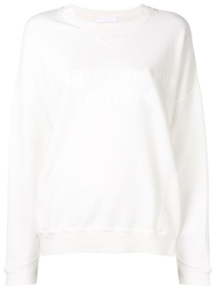 Katharine Hamnett Logo Print Sweatshirt - White
