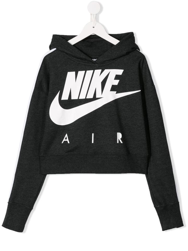 Nike Kids Logo Hoodie - Black