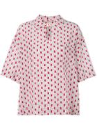 Marni Relaxed Fit Printed Blouse - Pink & Purple